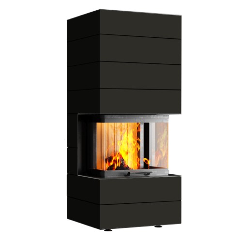 Neocube Kaminbausatz P30 Black & White Edition