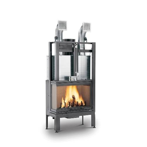Palazzetti Kamineinsatz Ecomonoblocco MX 78 Eckkamin
